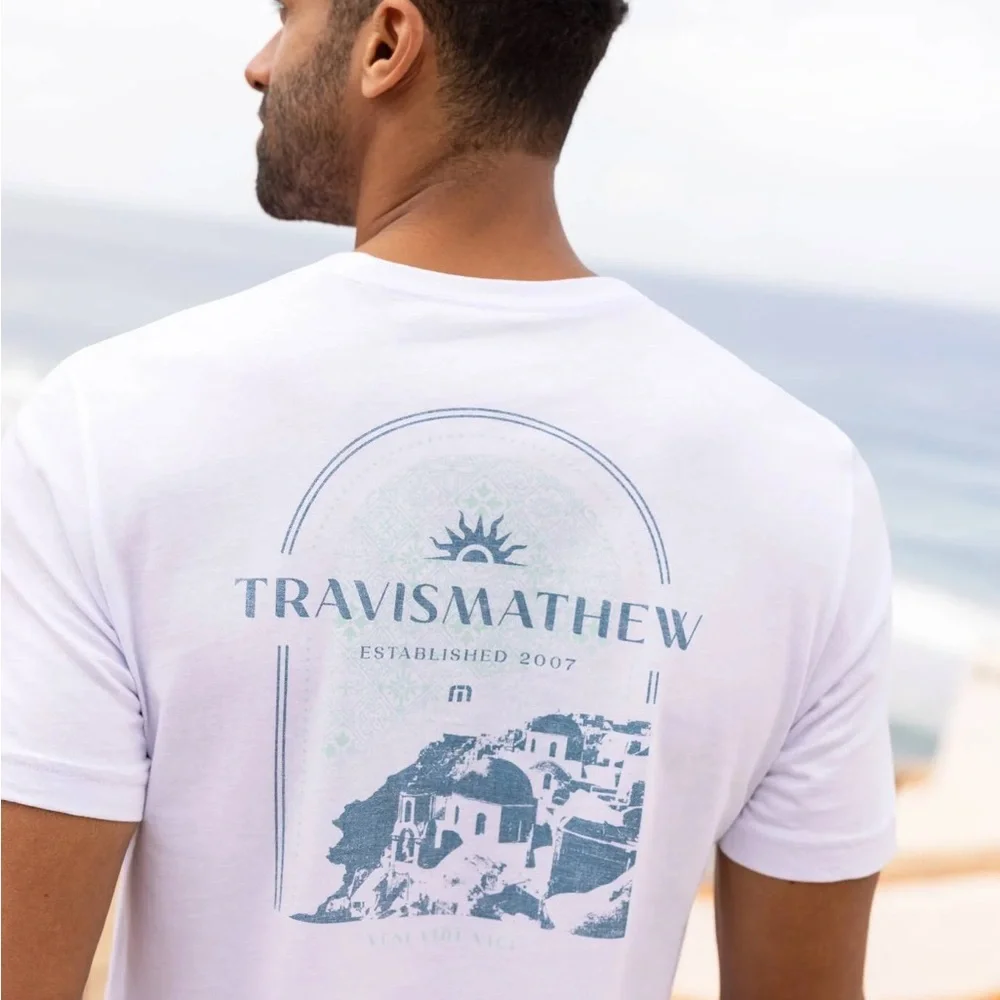 Travis Mathew Classic White Tee - Picture 2 of 9